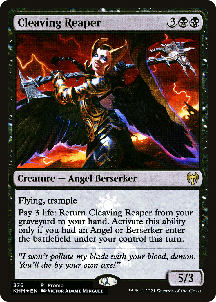 Cleaving Reaper (MEDIA-376★) - Kaldheim Promos Foil