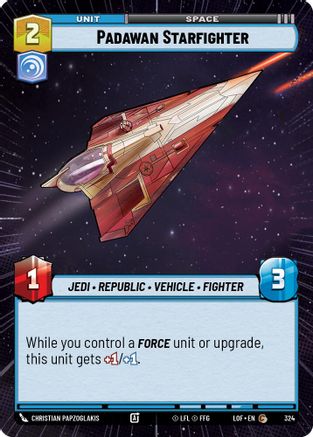 Padawan Starfighter (Hyperspace) (324) - Legends of the Force