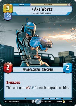 Axe Woves - Accomplished Warrior (Hyperspace) (326) - Legends of the Force