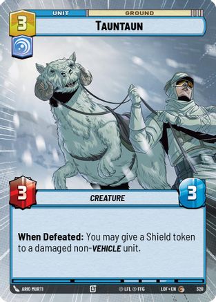 Tauntaun (Hyperspace) (328) - Legends of the Force