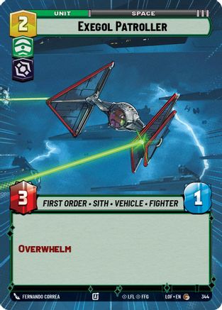 Exegol Patroller (Hyperspace) (344) - Legends of the Force