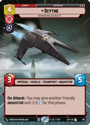Scythe - Intimidating Silhouette (Hyperspace) (399) - Legends of the Force