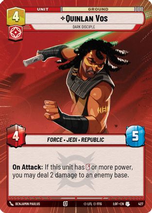 Quinlan Vos - Dark Disciple (Hyperspace) (427) - Legends of the Force