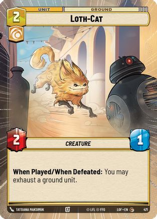 Loth-Cat (Hyperspace) (471) - Legends of the Force