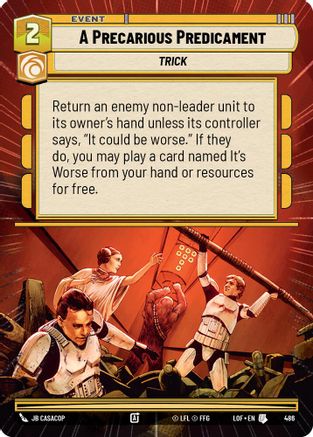 A Precarious Predicament (Hyperspace) (486) - Legends of the Force