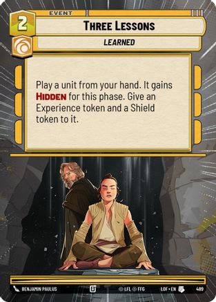 Three Lessons (Hyperspace) (489) - Legends of the Force