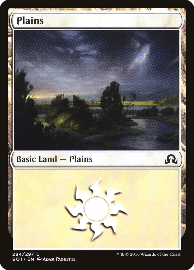 Plains (284) (SOI-284) - Shadows over Innistrad Foil