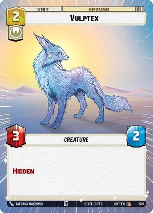 Vulptex (Hyperspace) (509) - Legends of the Force