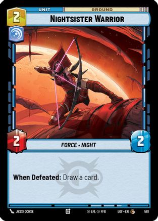 Nightsister Warrior (Foil) (561) - Legends of the Force Foil
