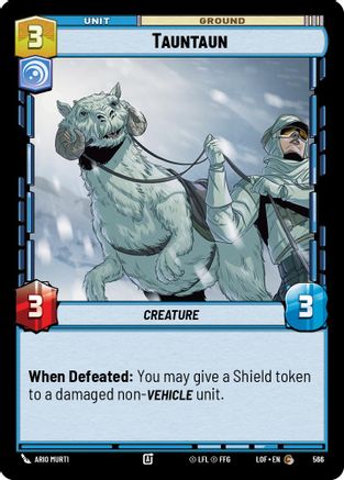 Tauntaun (Foil) (566) - Legends of the Force Foil