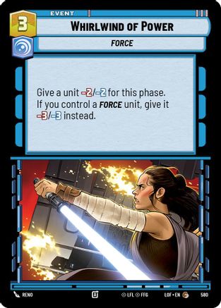 Whirlwind of Power (Foil) (580) - Legends of the Force Foil