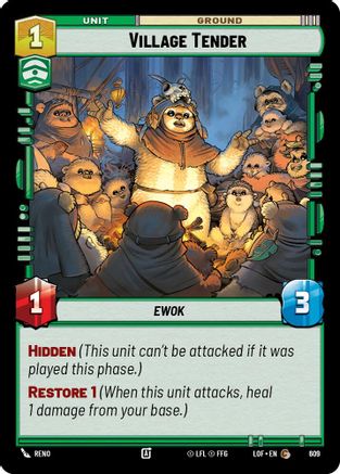 Village Tender (Foil) (609) - Legends of the Force Foil