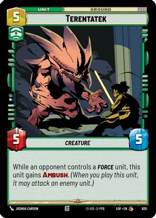 Terentatek (Foil) (620) - Legends of the Force Foil