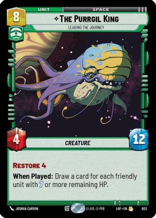 The Purrgil King - Leading The Journey (Foil) (623) - Legends of the Force Foil