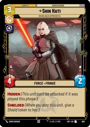 Shin Hati - Overeager Apprentice (Foil) (685) - Legends of the Force Foil