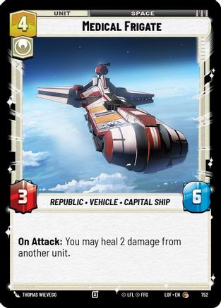 Medical Frigate (Foil) (752) - Legends of the Force Foil