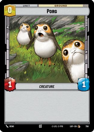 Porg (Foil) (756) - Legends of the Force Foil