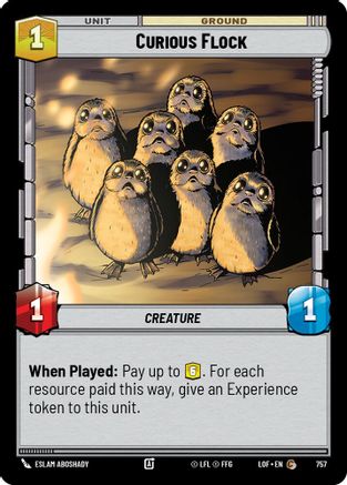 Curious Flock (Foil) (757) - Legends of the Force Foil