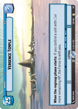 Vergence Temple (Hyperspace Foil) (767) - Legends of the Force Foil