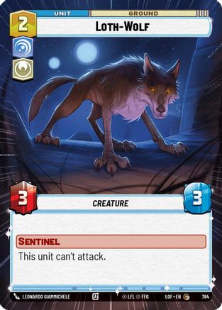 Loth-Wolf (Hyperspace Foil) (784) - Legends of the Force Foil