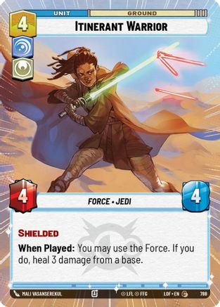 Itinerant Warrior (Hyperspace Foil) (788) - Legends of the Force Foil