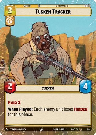 Tusken Tracker (Hyperspace Foil) (949) - Legends of the Force Foil