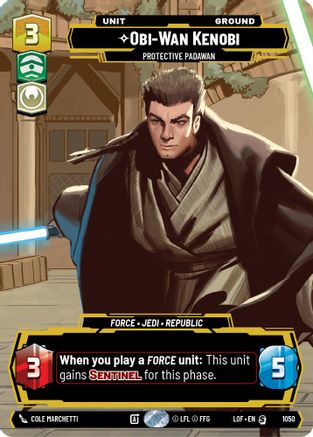Obi-Wan Kenobi - Protective Padawan (Prestige) (1050) - Legends of the Force