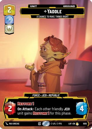 Yaddle - A Chance To Make Things Right (Prestige) (1055) - Legends of the Force
