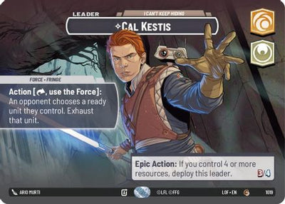 Cal Kestis - I Can't Keep Hiding (Showcase) (1019) - Legends of the Force Foil