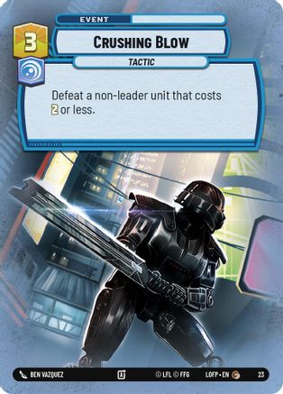 Crushing Blow (Foil) (23) - Organized Play Promos Foil