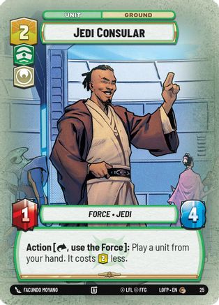 Jedi Consular (Foil) (25) - Organized Play Promos Foil