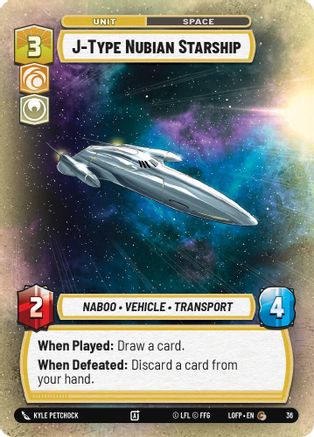 J-Type Nubian Starship (Foil) (36) - Organized Play Promos Foil