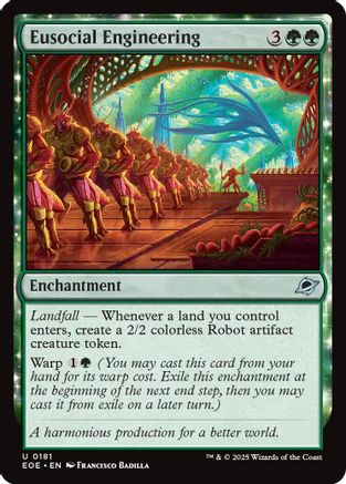 Eusocial Engineering (EOE-181) - Edge of Eternities Foil