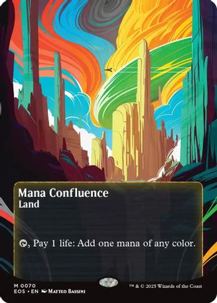 Mana Confluence (0070) (Borderless) (EOS-070) - Edge of Eternities: Stellar Sights Foil