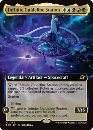 Infinite Guideline Station (Extended Art) (EOE-348) - Edge of Eternities
