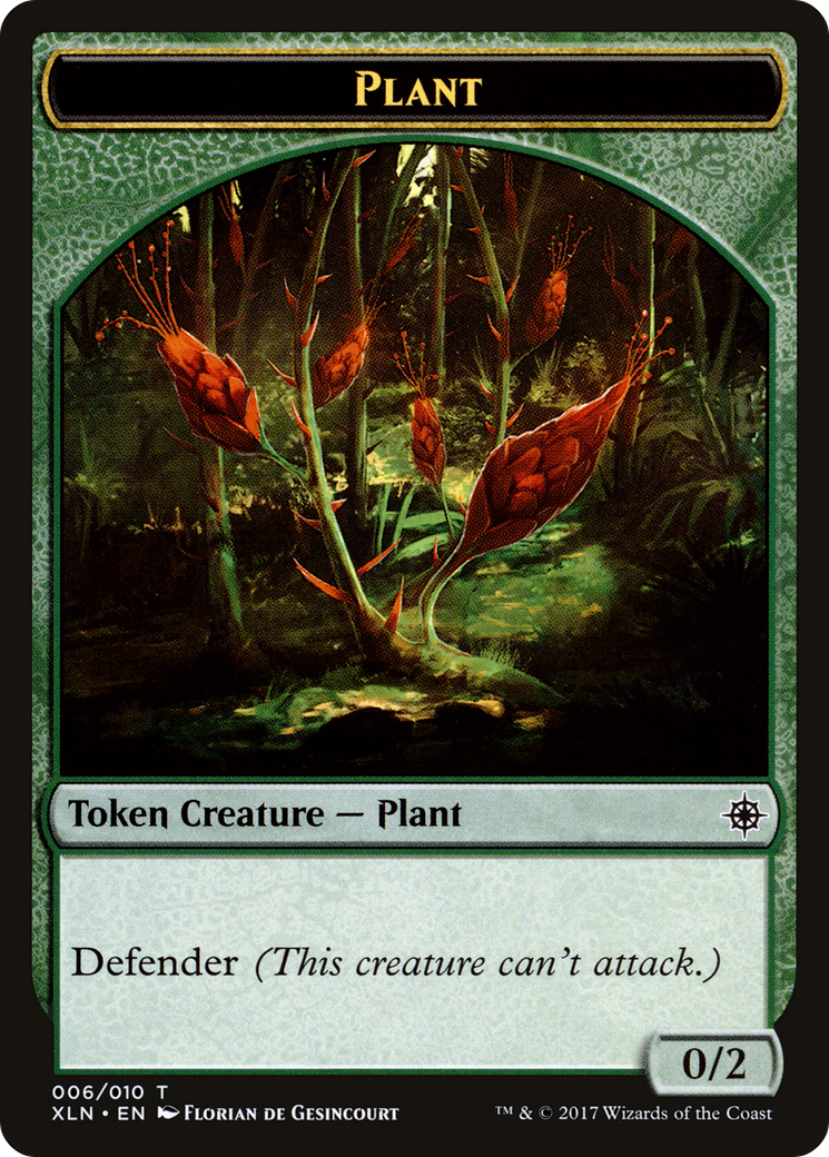 Plant Token (XLN-006) - Ixalan Tokens Foil
