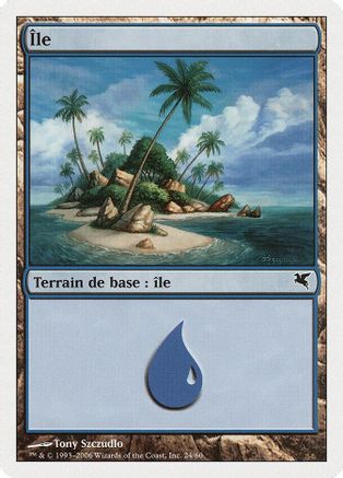 Island (French) - "Ile" (G24) (PSAL-G24) - Magic Encyclopedia 2005 (Salvat/Hachette)
