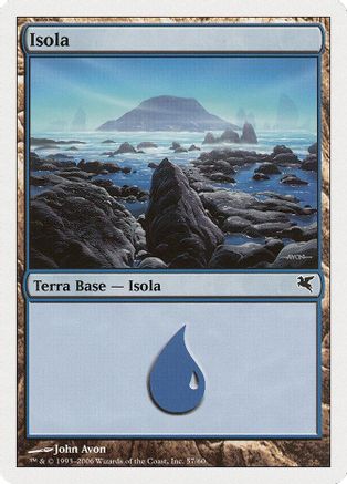 Island (Italian) - "Isola" (H57) (PSAL-H57) - Magic Encyclopedia 2005 (Salvat/Hachette)
