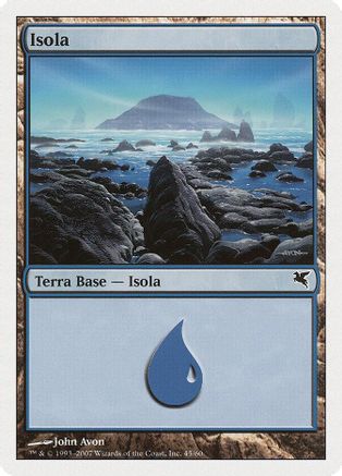 Island (Italian) - "Isola" (E45) (PSAL-E45) - Magic Encyclopedia 2005 (Salvat/Hachette)