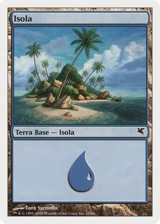 Island (Italian) - "Isola" (H10) (PSAL-H10) - Magic Encyclopedia 2005 (Salvat/Hachette)