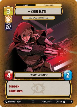 Shin Hati - Overeager Apprentice (13) - Organized Play Promos