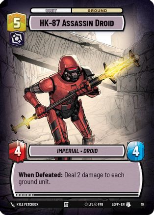 HK-87 Assassin Droid (19) - Organized Play Promos