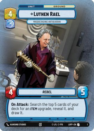 Luthen Rael - Masquerading Antiquarian (1) - Organized Play Promos