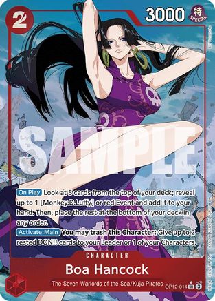 Boa Hancock (Alternate Art) [Legacy of the Master]