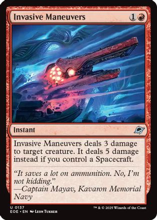 Invasive Maneuvers [Edge of Eternities]