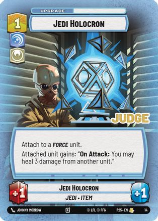 Jedi Holocron (14) - Judge Promos