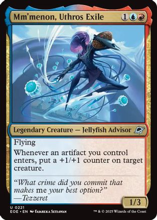 Mm'menon, Uthros Exile (EOE-221) - Edge of Eternities Foil