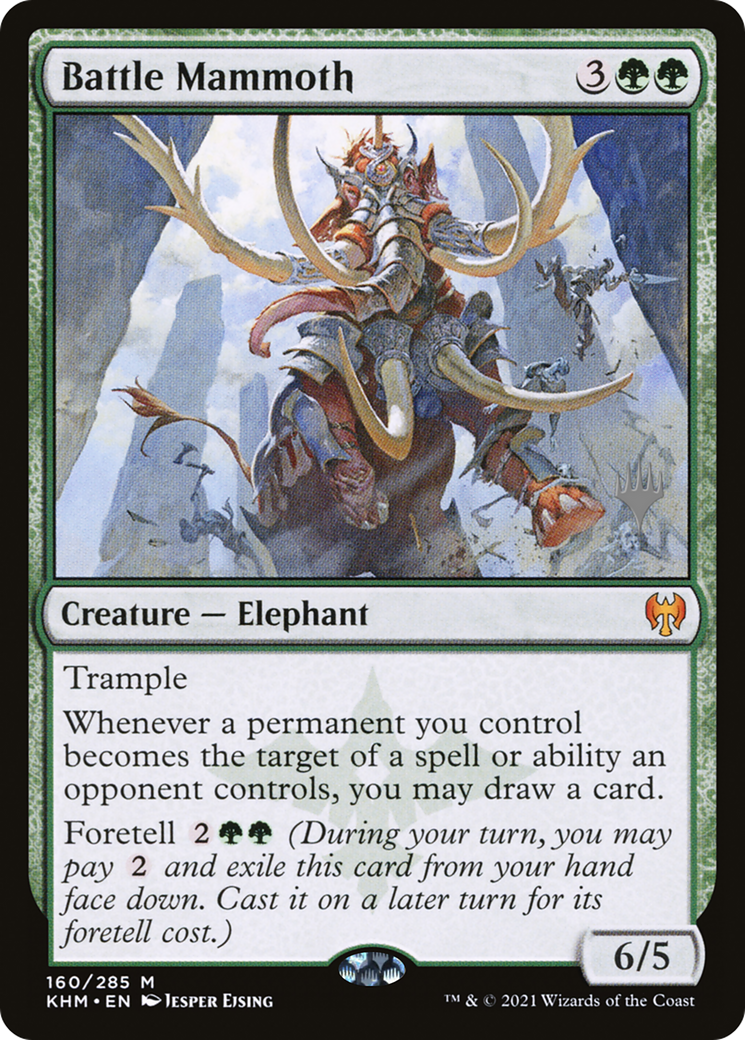 Battle Mammoth (PPKHM-160) - Kaldheim Promos Foil