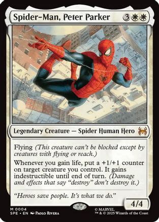 Spider-Man, Peter Parker (SPE-004) - Marvel's Spider-Man: Eternal-Legal Foil