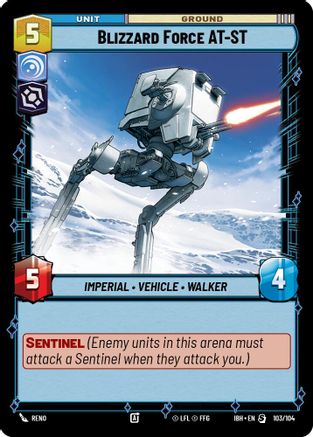 Blizzard Force AT-ST (103/104) (103/104) - Intro Battle Hoth